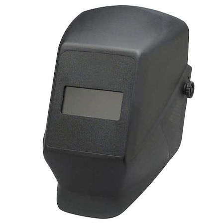 HSL Pass Welding Helmet, Shade 10 Filter 2x4.25 Plate Narrow Black MPN:14979