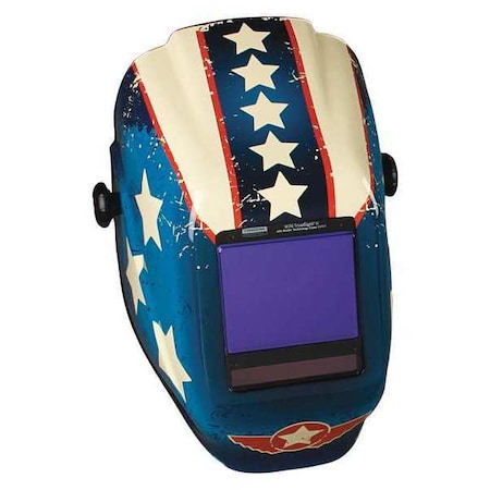 TrueSight II Auto Darkening Digital Welding Helmet, Shade 5-13, Red/White MPN:46118