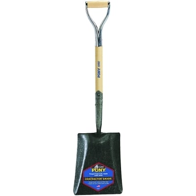 Square Point Shovel w/27