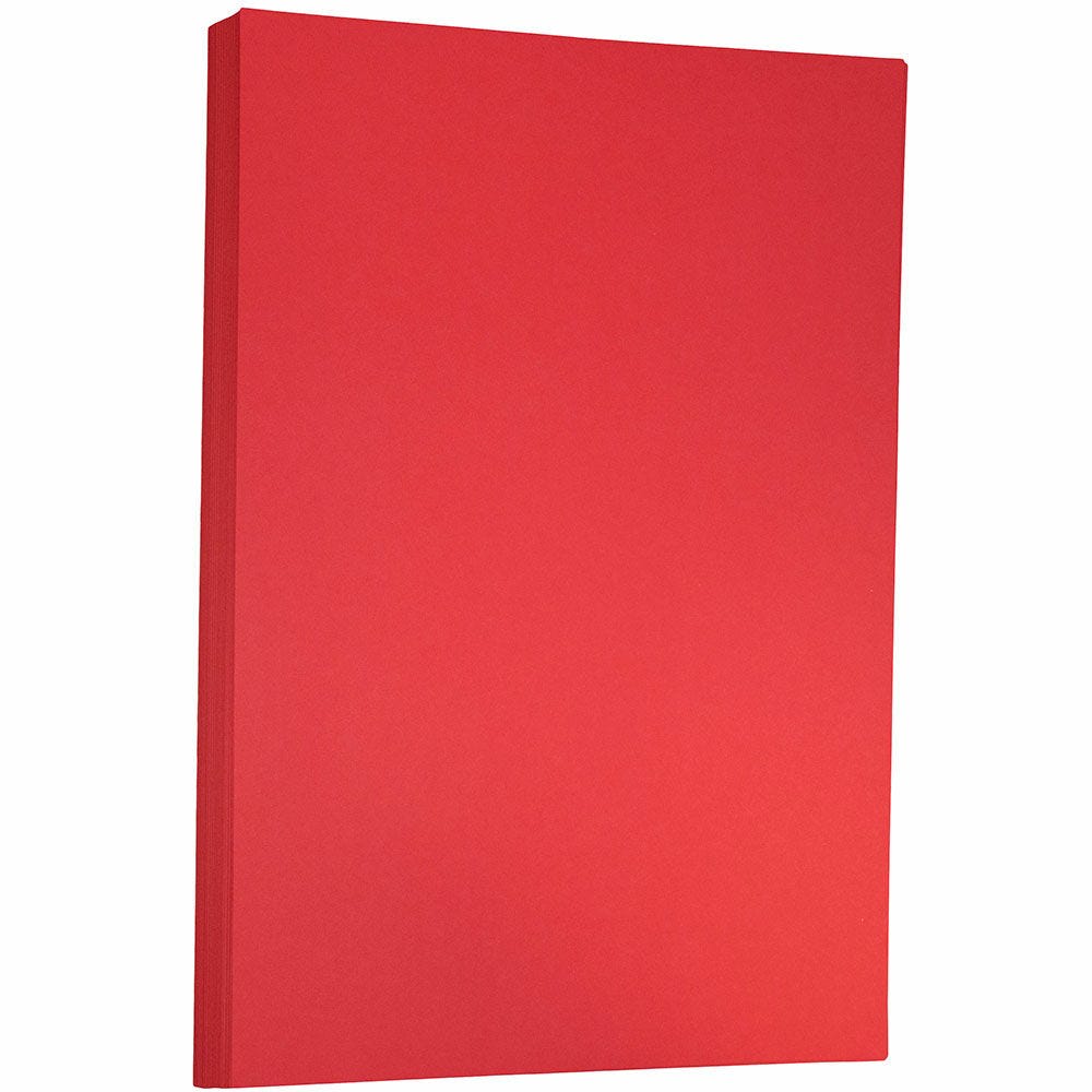JAM Paper Card Stock, Red, Ledger (11in x 17in), 65 Lb, Pack Of 250 MPN:16728488B
