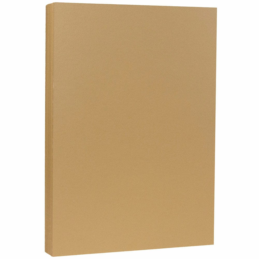 JAM Paper Legal Card Stock, Tan, Legal (8.5in x 14in), 80 Lb, Pack Of 50 MPN:16729546