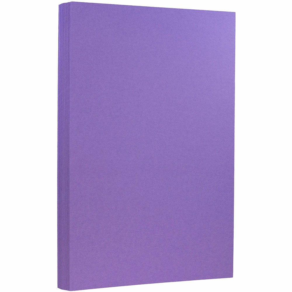JAM Paper Card Stock, Violet Purple, Legal (8.5in x 14in), 65 Lb, Pack Of 50 MPN:16730933