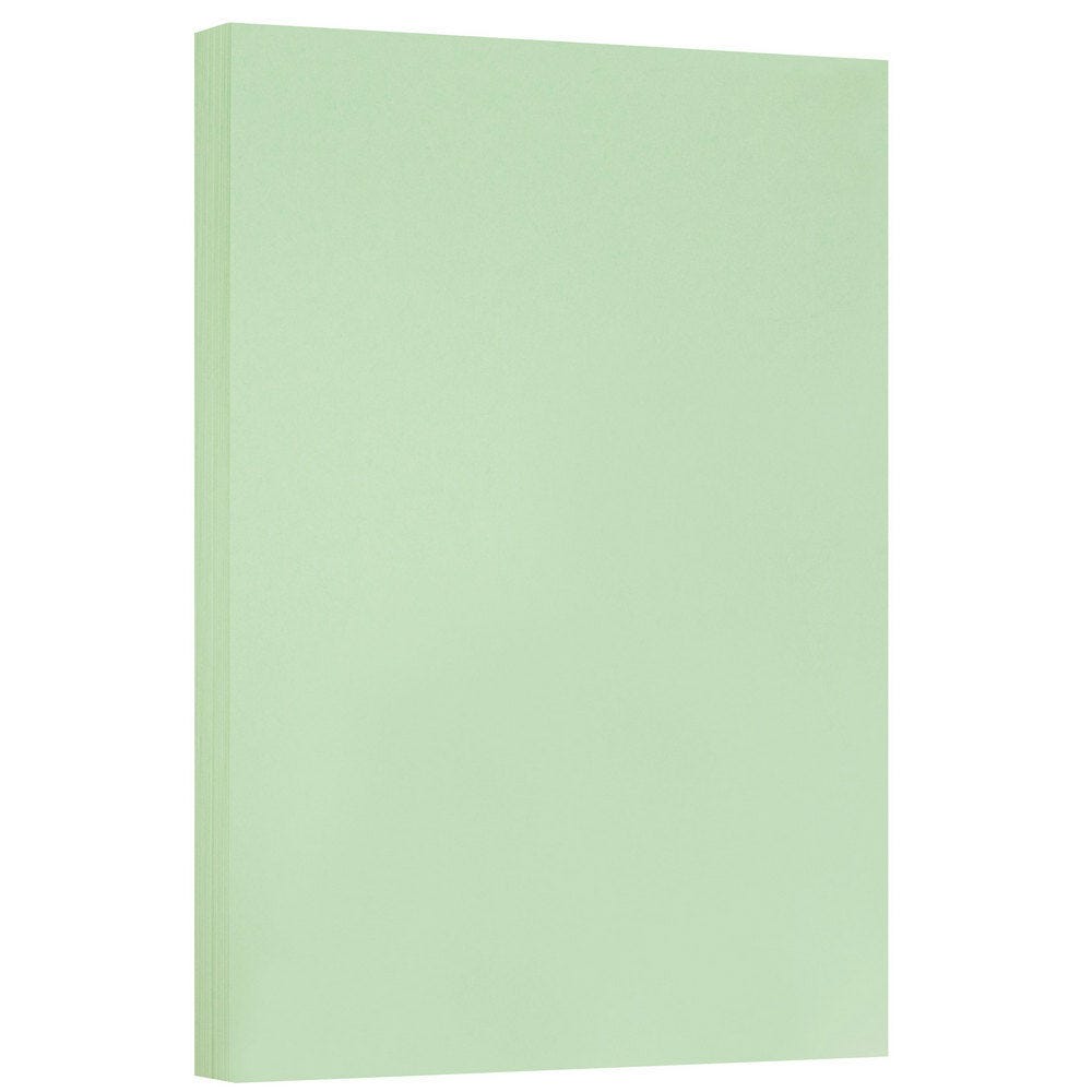 JAM Paper Vellum Bristol Card Stock, Green, Ledger (11in x 17in), 67 Lb, Pack Of 250 MPN:16932836B