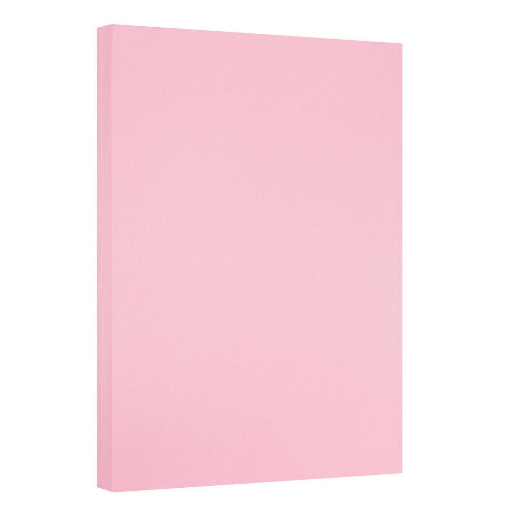 JAM Paper Vellum Bristol Card Stock, Pink, Ledger (11in x 17in), 67 Lb, Pack Of 250 MPN:16932848B