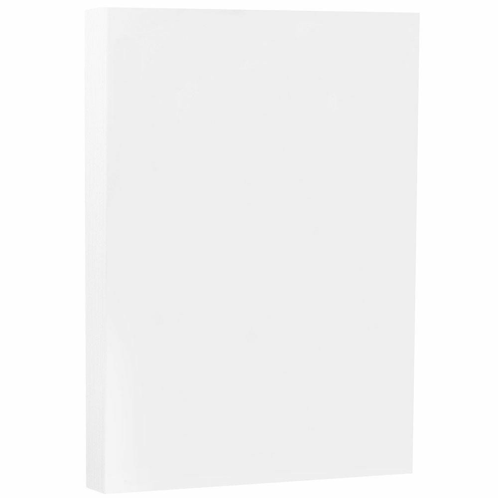 JAM Paper Legal Card Stock, Strathmore Bright White Wove, Legal (8.5in x 14in), 80 Lb, Pack Of 50 MPN:17428894