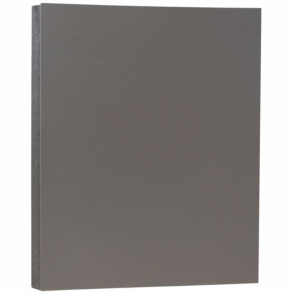 JAM Paper Card Stock, Dark Smoke Gray, Letter (8.5in x 11in), 100 Lb, Pack Of 50 MPN:26396471