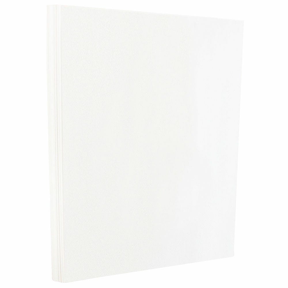 JAM Paper 2-Sided Glossy Card Stock, White, 6in x 9in, 80 Lb, Pack Of 50 MPN:378335336