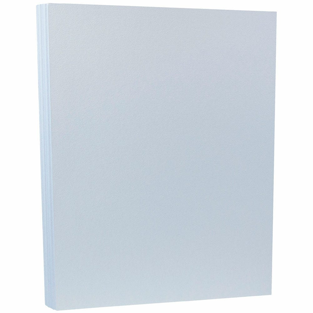 JAM Paper Card Stock, Baby Blue, Letter (8.5in x 11in), 100 Lb, Pack Of 50 MPN:5155792