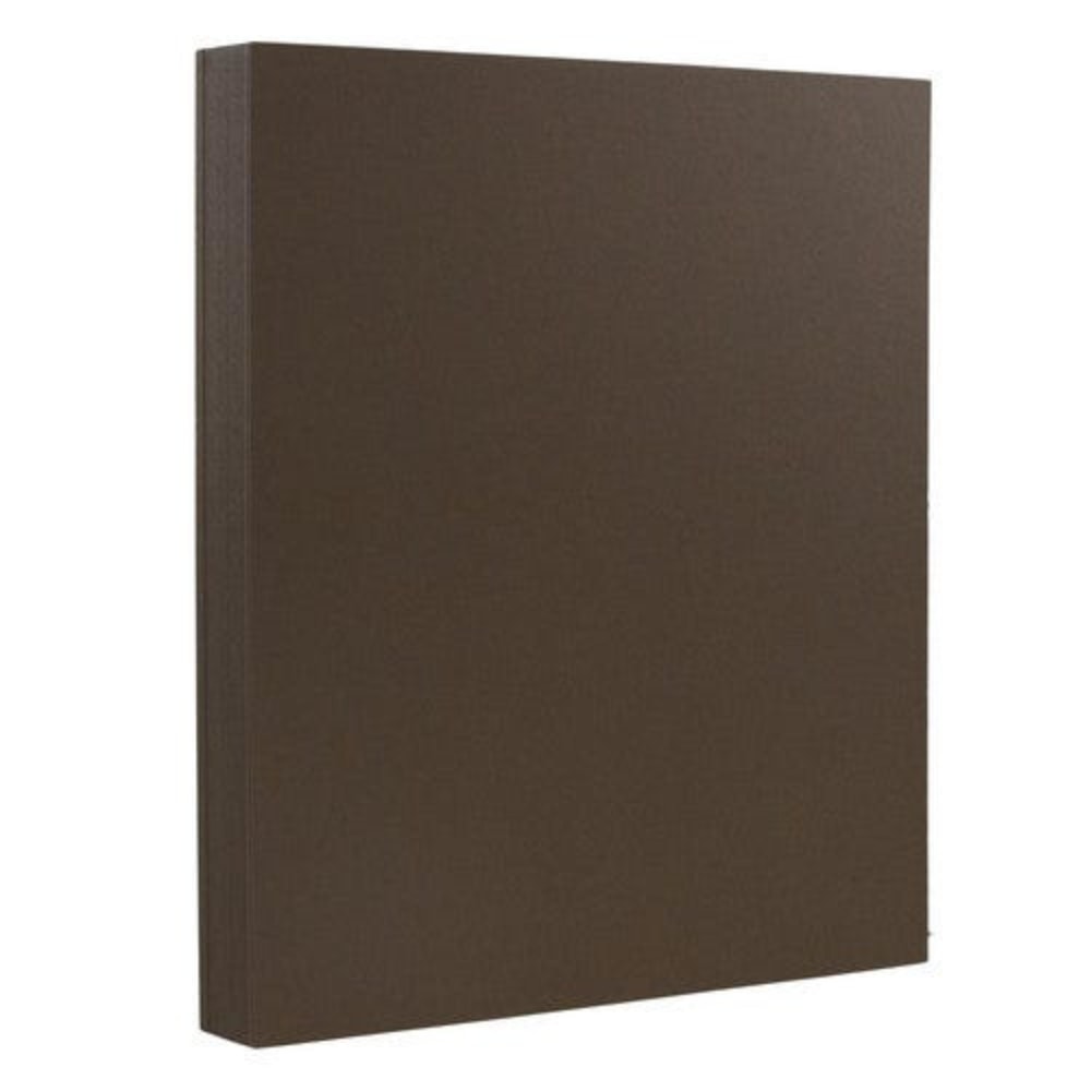 JAM Paper Card Stock, Chocolate Brown, Letter (8.5in x 11in), 100 Lb, Pack Of 50 MPN:8109252