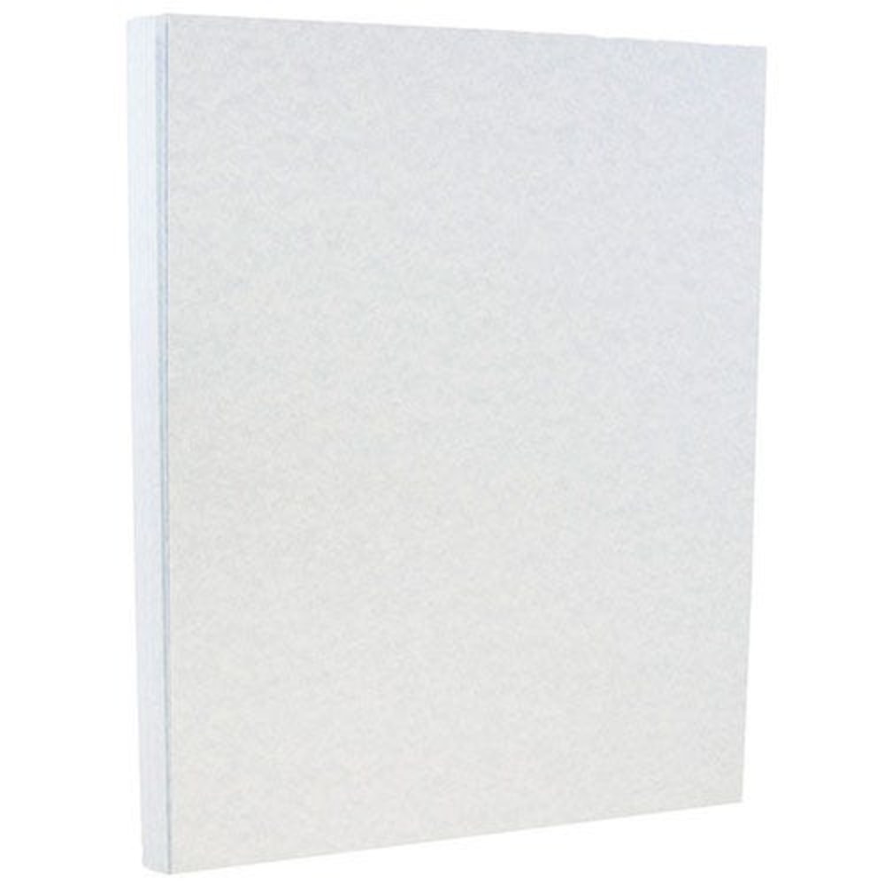 JAM Paper Card Stock, Blue Parchment, Letter (8.5in x 11in), 65 Lb, Pack Of 50 MPN:96700000