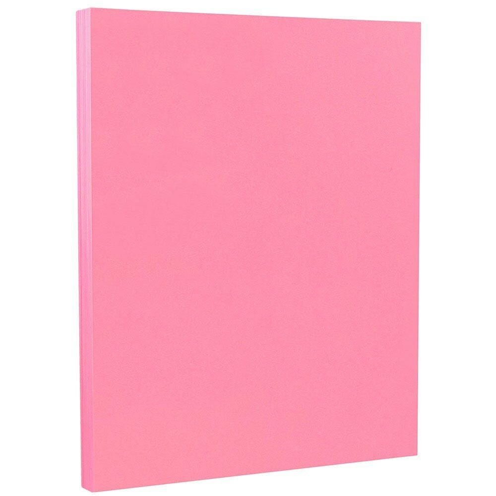 JAM Paper Color Paper, Ultra Pink, Letter (8.5in x 11in), 50 Sheets Per Pack, 24 Lb MPN:103564A
