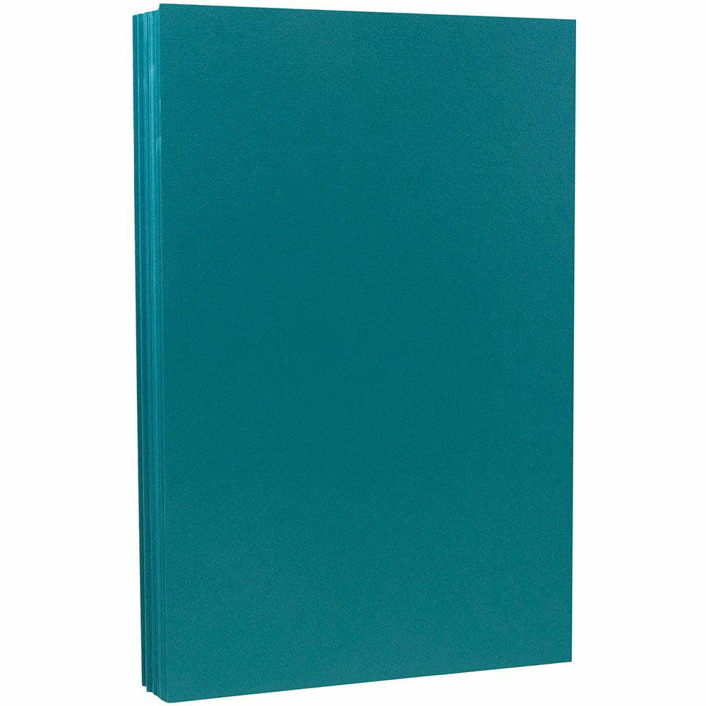 JAM Paper Legal Matte Paper, Teal, Legal (8.5in x 14in), 50 Sheets Per Pack, 28 Lb MPN:16729441