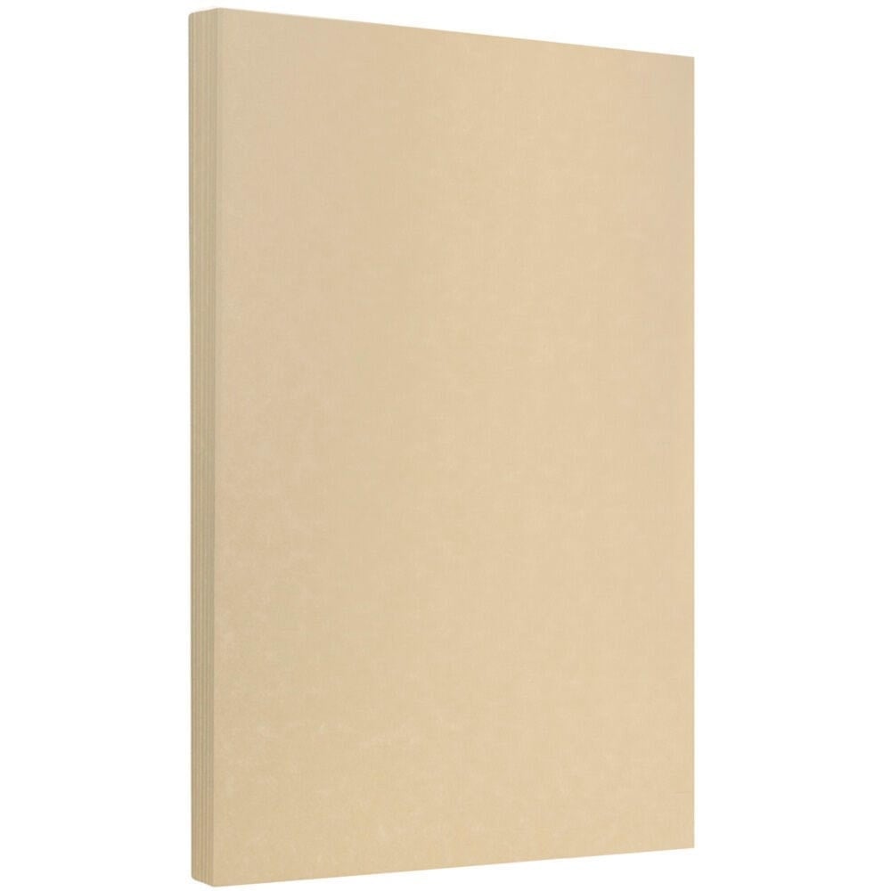 JAM Paper Legal Parchment Paper, Brown, Legal (8.5in x 14in), 100 Sheets Per Pack, 24 Lb, 30% Recycled MPN:17132136