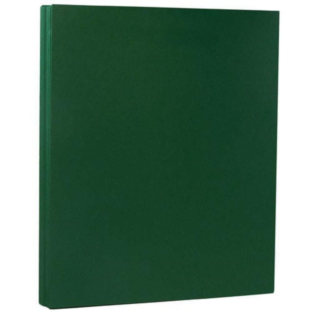 JAM Paper Letter Matte Paper, Dark Green, Letter (8.5in x 11in), 50 Sheets Per Pack, 28 Lb MPN:64429278