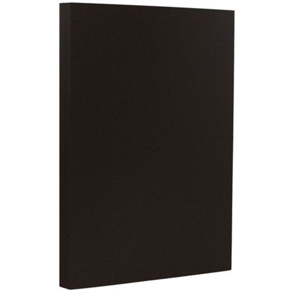 JAM Paper Legal Matte Paper, Black, Legal (8.5in x 14in), 50 Sheets Per Pack, 28 Lb MPN:64429500