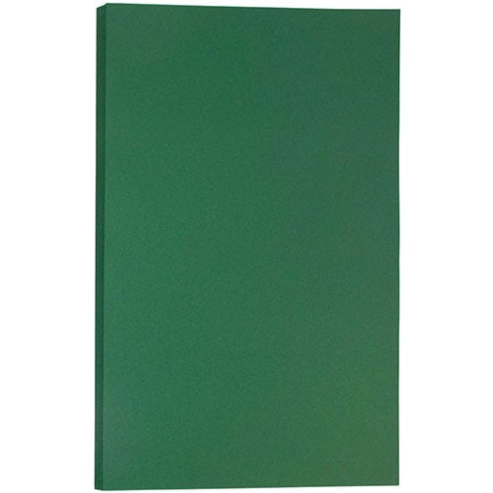 JAM Paper Legal Matte Paper, Dark Green, Legal (8.5in x 14in), 50 Sheets Per Pack, 28 Lb MPN:64429551