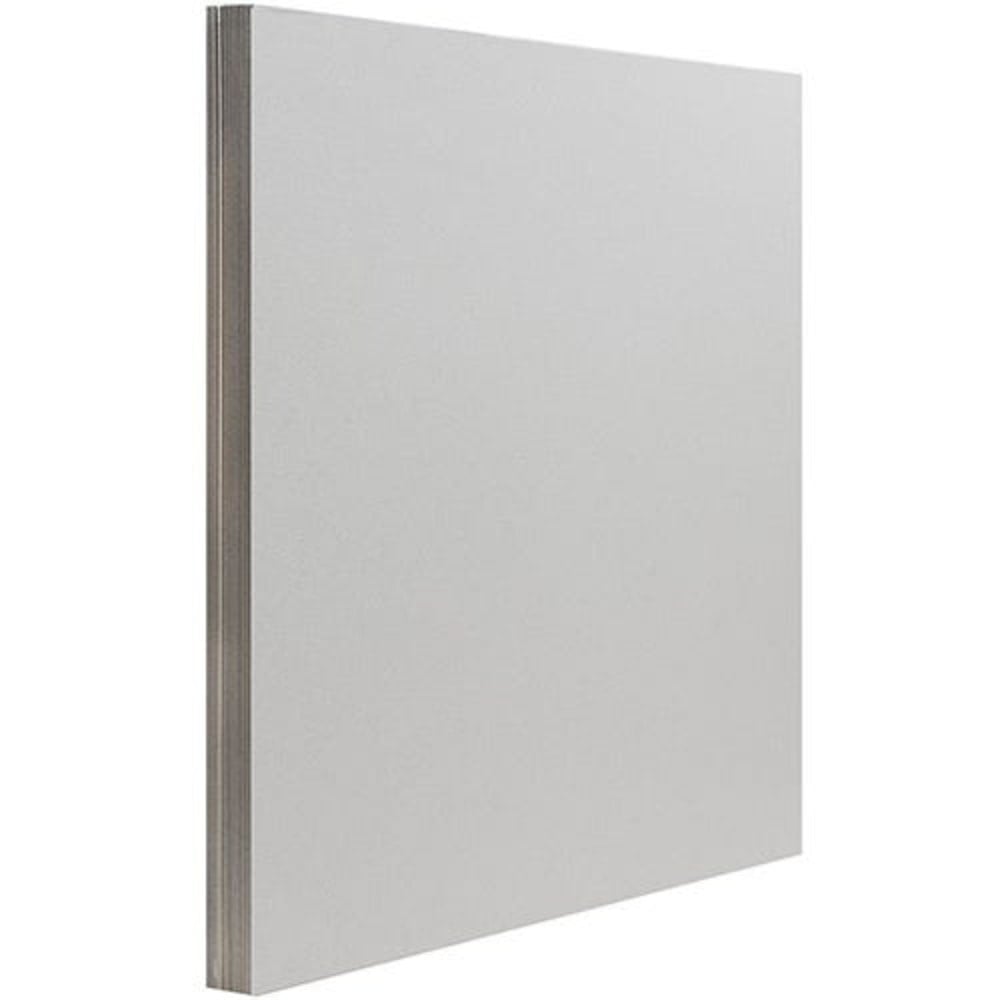 JAM Paper Letter Matte Paper, Light Gray, Letter (8.5in x 11in), 50 Sheets Per Pack, 28 Lb MPN:64432380