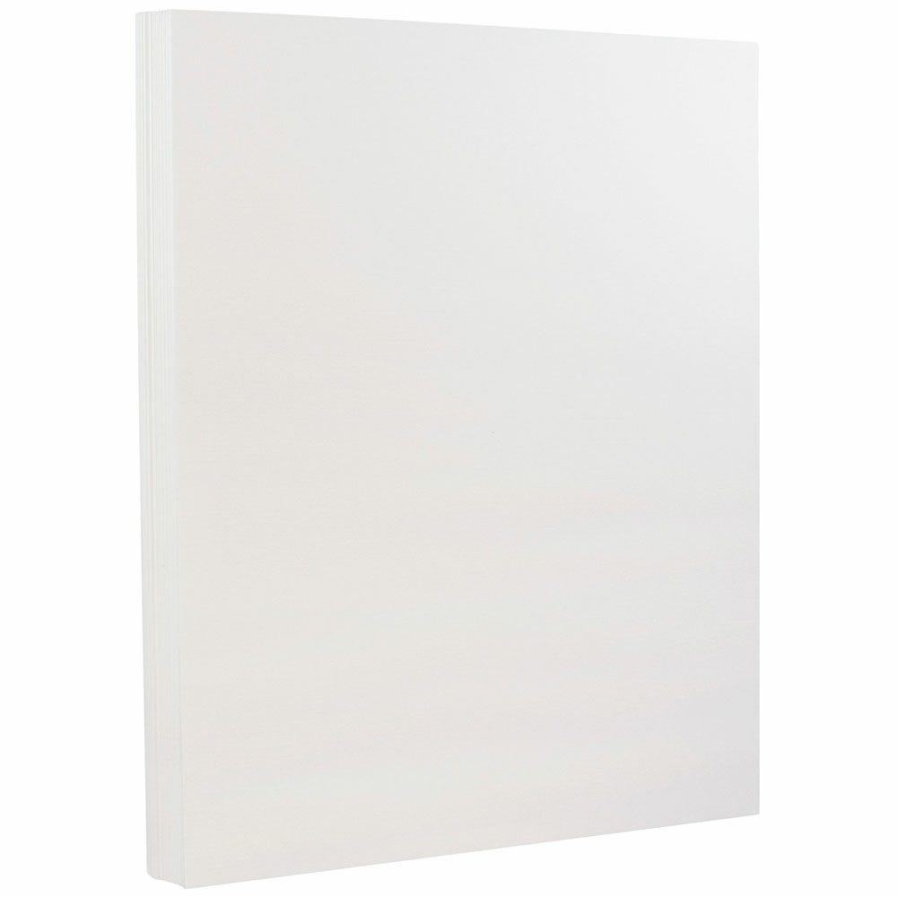JAM Paper Letter Matte Paper, Bright White, Letter (8.5in x 11in), 100 Sheets Per Pack, 28 Lb MPN:300230