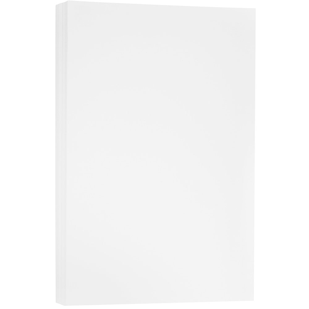 JAM Paper Card Stock, White Glossy, Legal (8.5in x 14in), 80 Lb, Pack Of 50 MPN:236931271OD