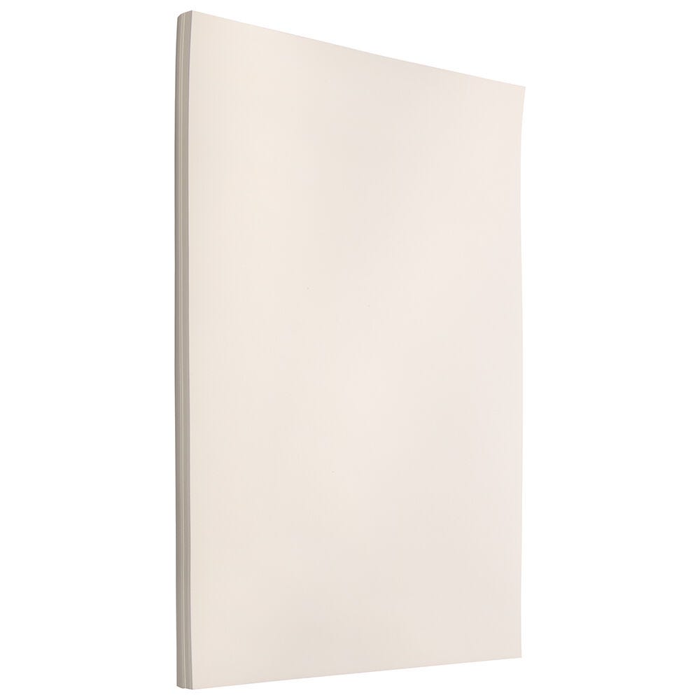 JAM Paper Strathmore 24 Lb Paper, 11in x 17in, Ledger, Natural White Wove, Pack Of 100 Sheets MPN:203926538