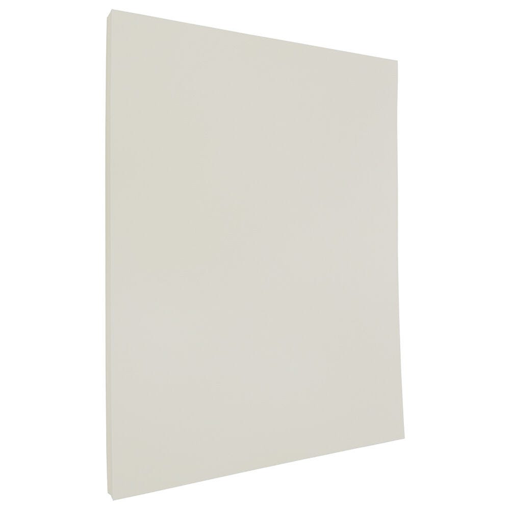 JAM Paper Strathmore Paper, Natural White Laid, Letter (8.5in x 11in), 100 Sheets Per Pack MPN:300161