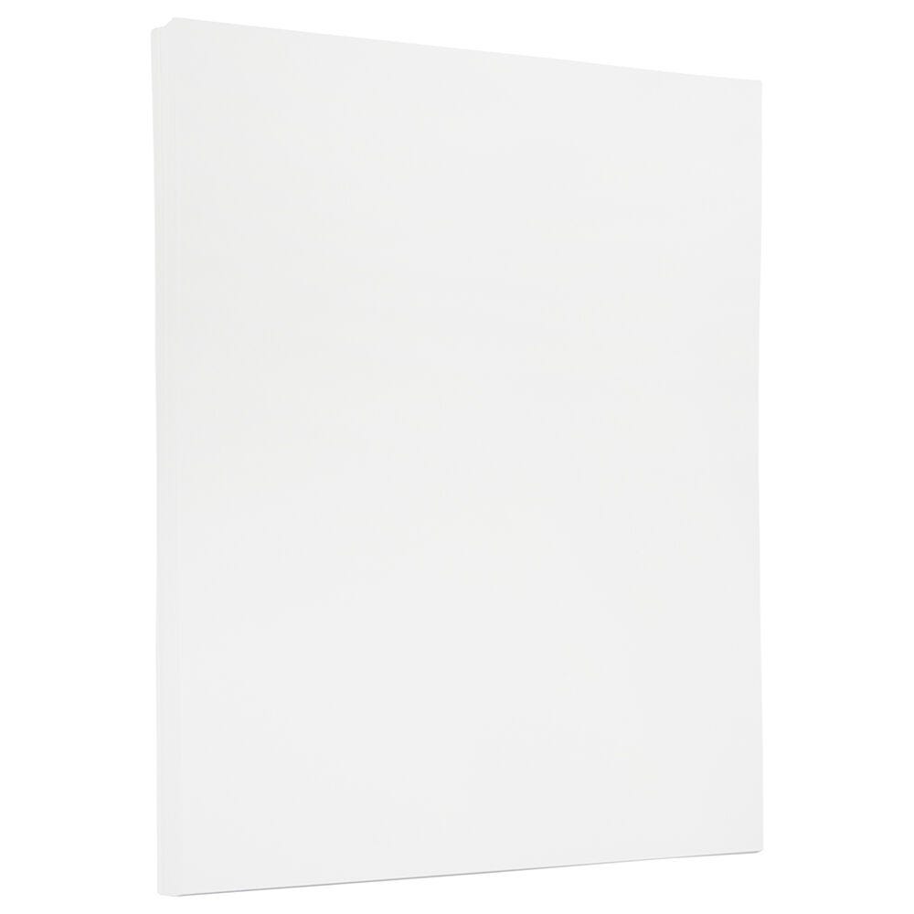 JAM Paper Strathmore 24 Lb Paper, 8-1/2in x 11in, Letter, Bright White Wove, Pack Of 100 Sheets MPN:300220