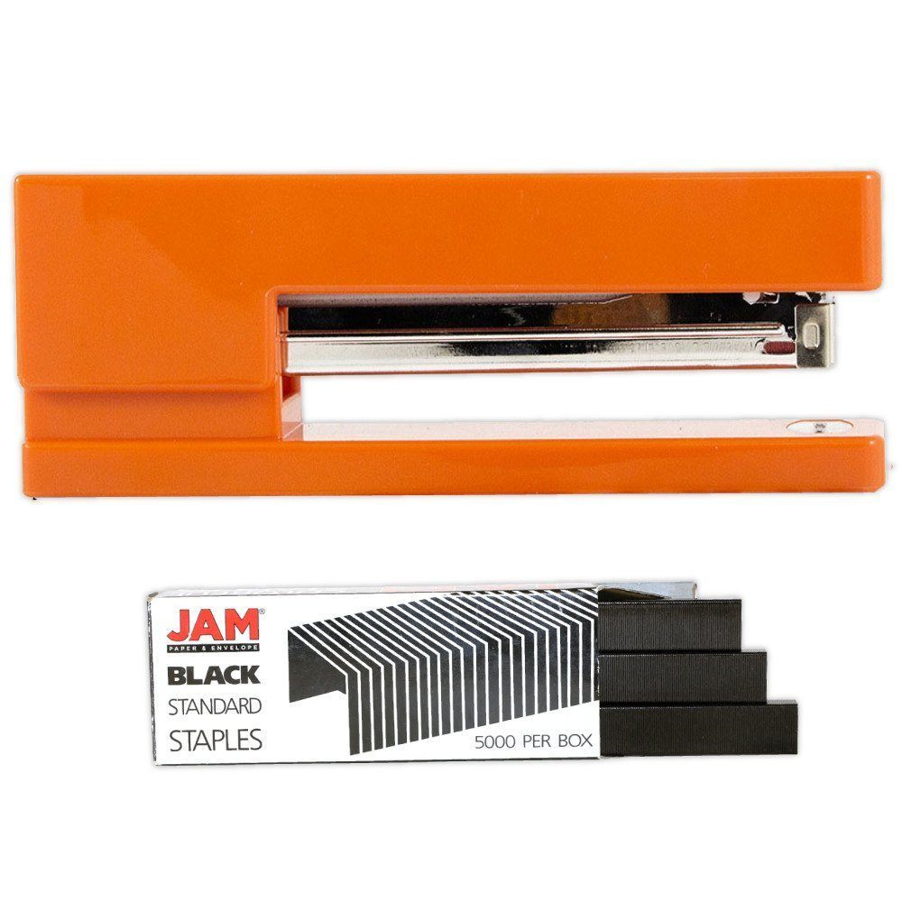 JAM Paper 3-Piece Office Organizer Set, Orange/Black MPN:33758ORBK