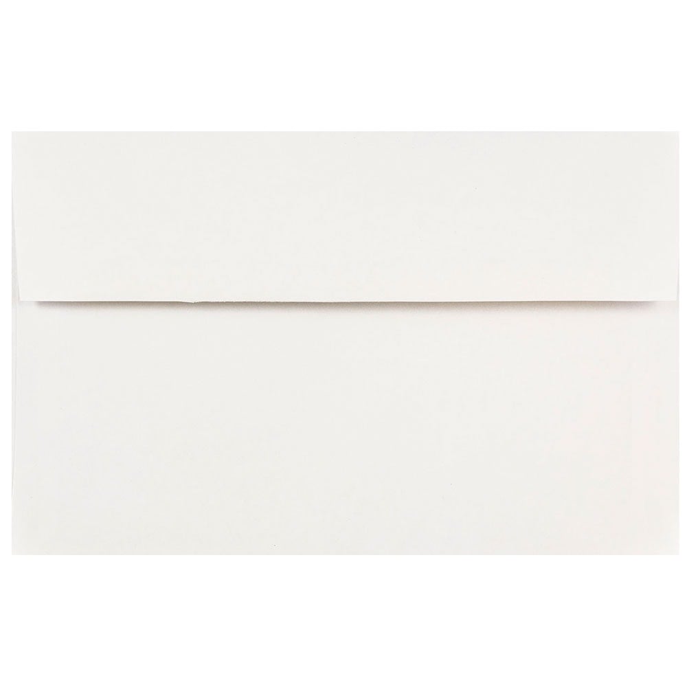 JAM Paper Booklet Invitation Envelopes, A10, Gummed Seal, Regular White, Pack Of 25 MPN:12039