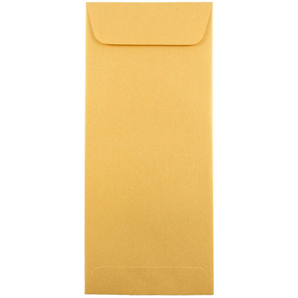 JAM Paper #10 Policy Envelopes, Button & String, Gold Stardream Metallic, Pack Of 25 MPN:1261602