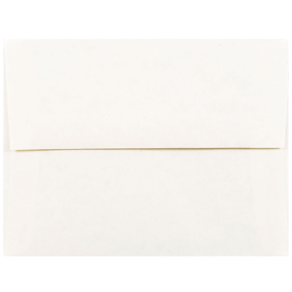 JAM Paper Booklet Invitation Envelopes, A2, Gummed Seal, 30% Recycled, White, Pack Of 25 MPN:12664