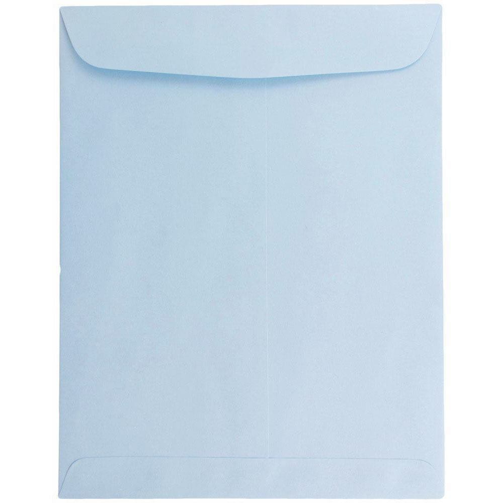 JAM Paper Open-End 10in x 13in Catalog Envelopes, Gummed Closure, Baby Blue, Pack Of 10 MPN:1286188B