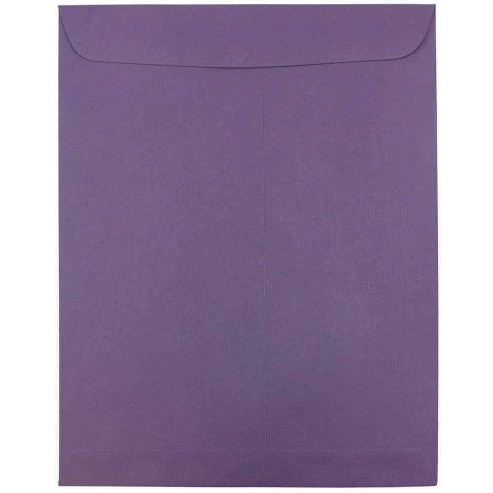JAM Paper Open-End 10in x 13in Catalog Envelopes, Gummed Closure, Dark Purple, Pack Of 10 MPN:1287032C