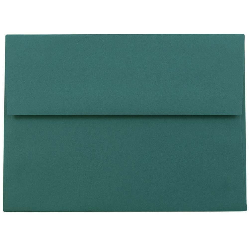 JAM Paper Booklet Invitation Envelopes, A6, Gummed Seal, Teal, Pack Of 25 MPN:157462