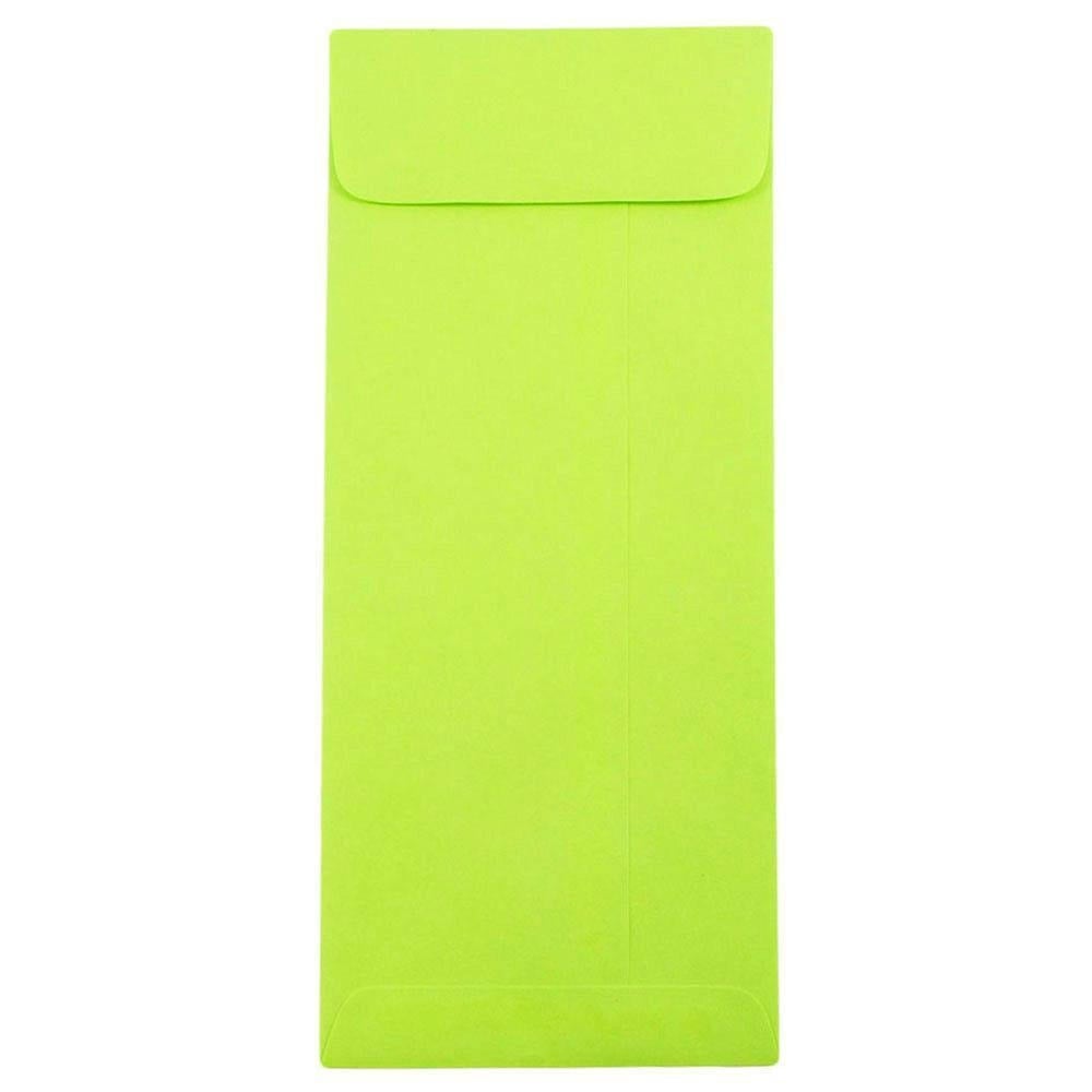 JAM Paper #10 Policy Envelopes, Gummed Seal, Ultra Lime Green, Pack Of 25 MPN:15870