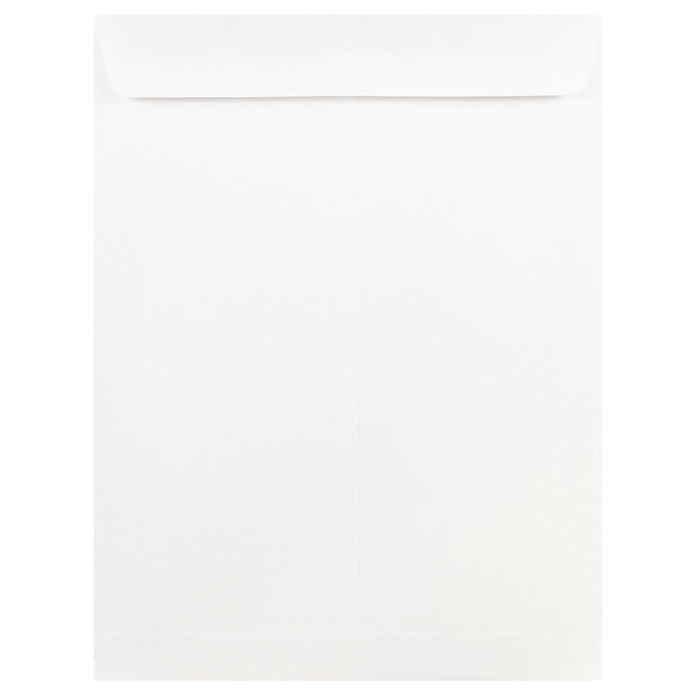 JAM Paper Open-End 9in x 12in Catalog Envelopes, Gummed Seal, White, Pack Of 25 MPN:1623197