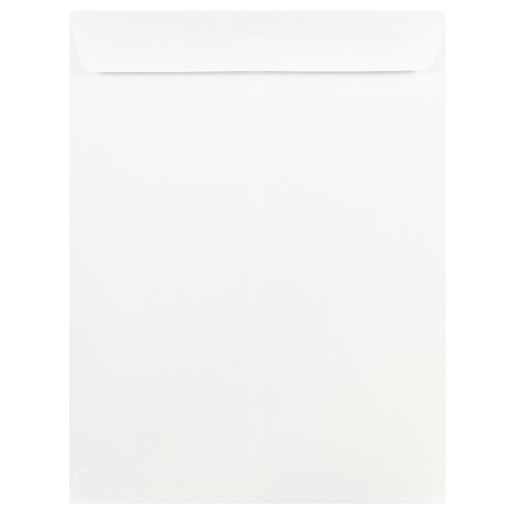 JAM Paper Open-End 9in x 12in Envelopes, Gummed Seal, White, Pack Of 50 Envelopes MPN:1623197I