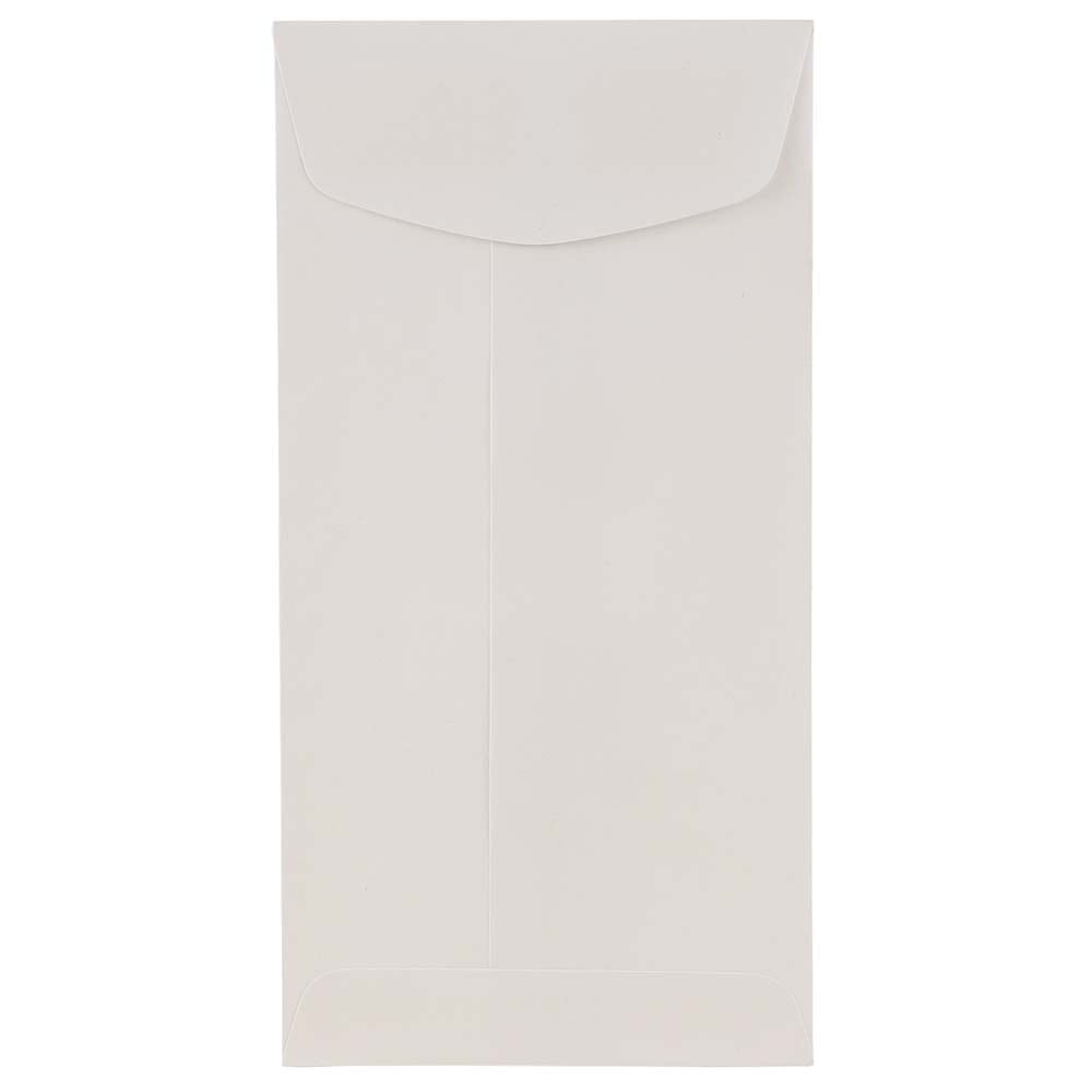 JAM Paper Envelopes, Policy, #7 3/4, Gummed Seal, White, Pack Of 25 MPN:1623987