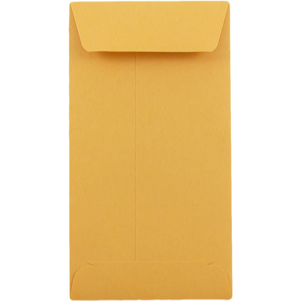 JAM PAPER #5.5 Coin Business Envelopes, 3 1/8in x 5 1/2in, Brown Kraft, Pack Of 25 MPN:1623991