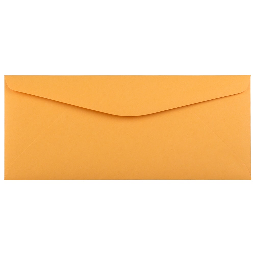 JAM Paper Booklet Commercial-Flap Envelopes, #11, Gummed Seal, Brown Kraft, Pack Of 500 Envelopes MPN:1633180H