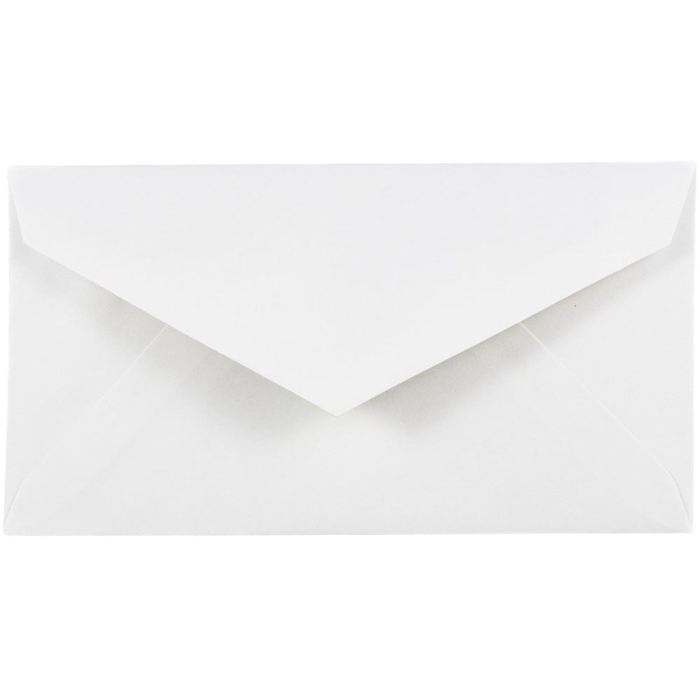 JAM PAPER Monarch Commercial Envelopes, 3 7/8in x 7 1/2in, White, Pack Of 25 MPN:1633984