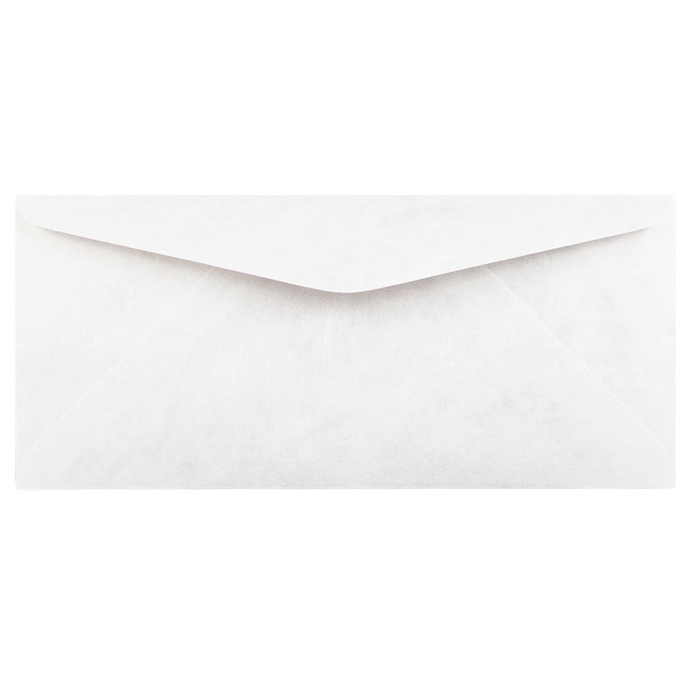 JAM Paper #9 Tyvek Envelopes, Gummed Closure, White, Pack Of 50 MPN:181177