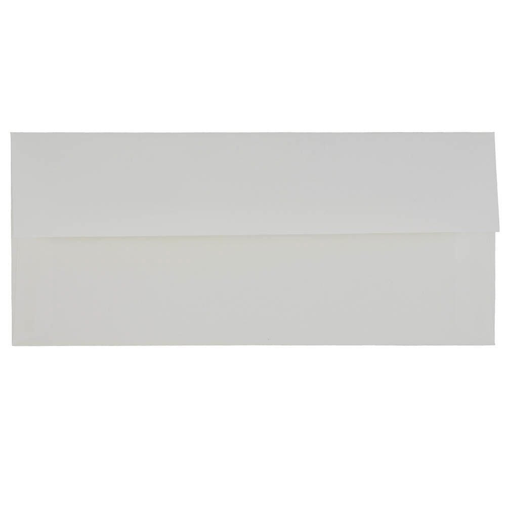 JAM PAPER #10 Business Strathmore Envelopes, 4 1/8 x 9 1/2, Bright White Linen, 25/Pack MPN:18506