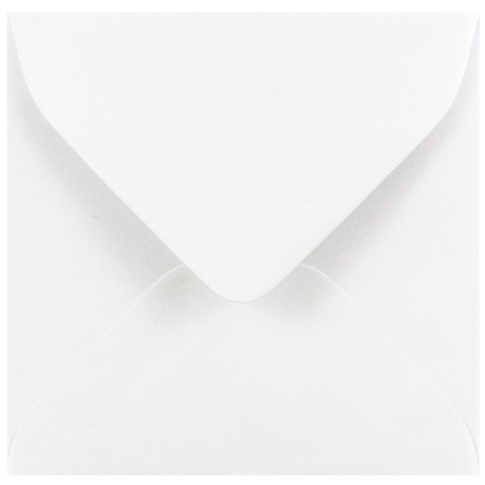JAM Paper Small Mini Envelopes, 3 1/8in x 3 1/8in, Gummed Seal, White, Pack Of 25 MPN:201229