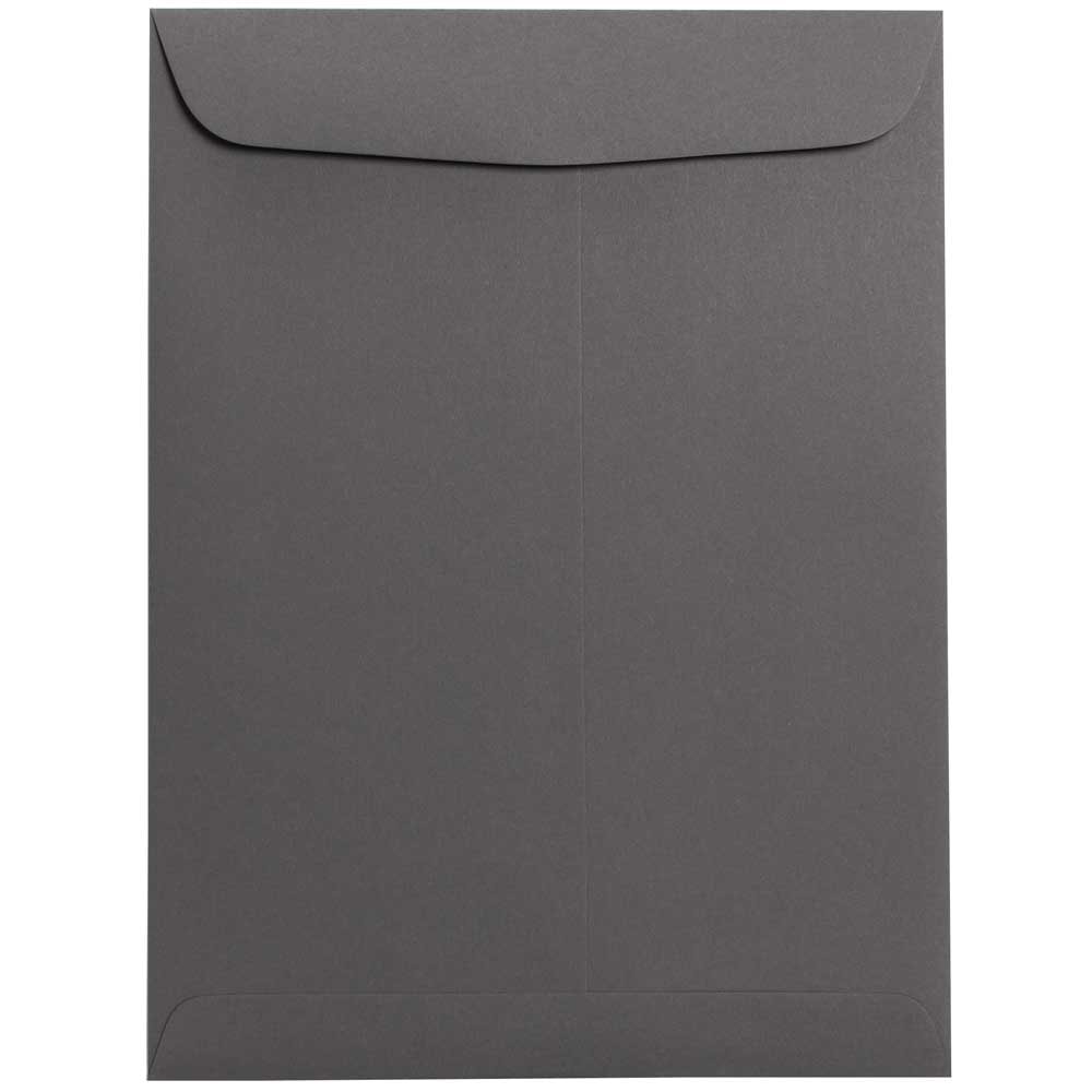 JAM Paper Open-End 9in x 12in Catalog Envelopes, Gummed Seal, Dark Gray, Pack Of 10 MPN:21285783B