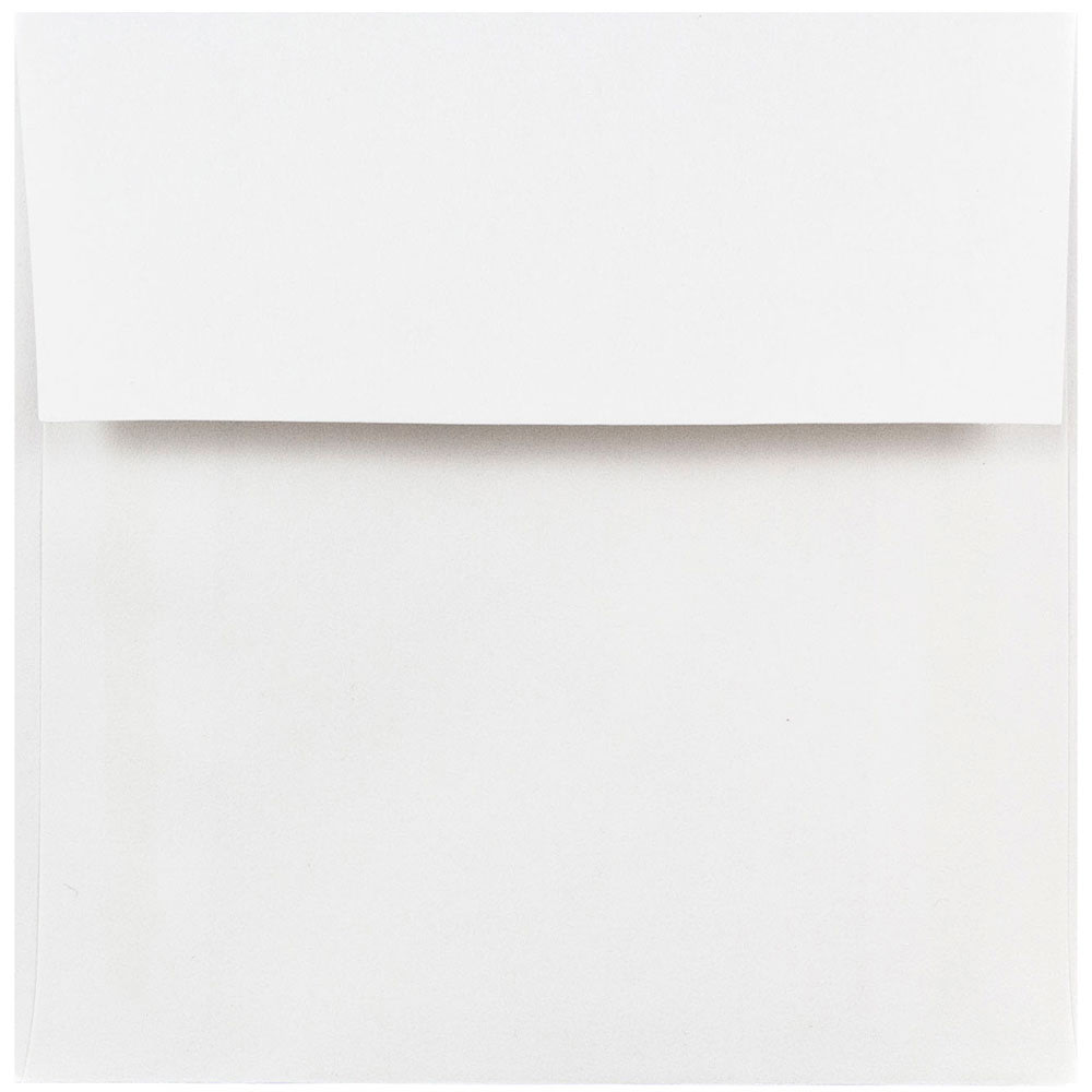 JAM Paper Square Invitation Envelopes, #5 Gummed Seal, White, Pack Of 25 MPN:28414