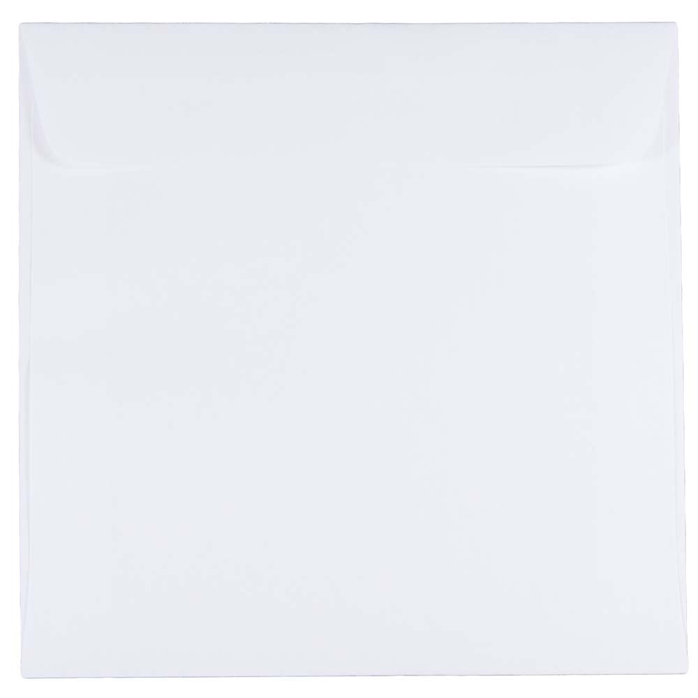 JAM Paper Square Invitation Envelopes, 6 1/2in x 6 1/2in, Gummed Seal, White, Pack Of 25 MPN:28417