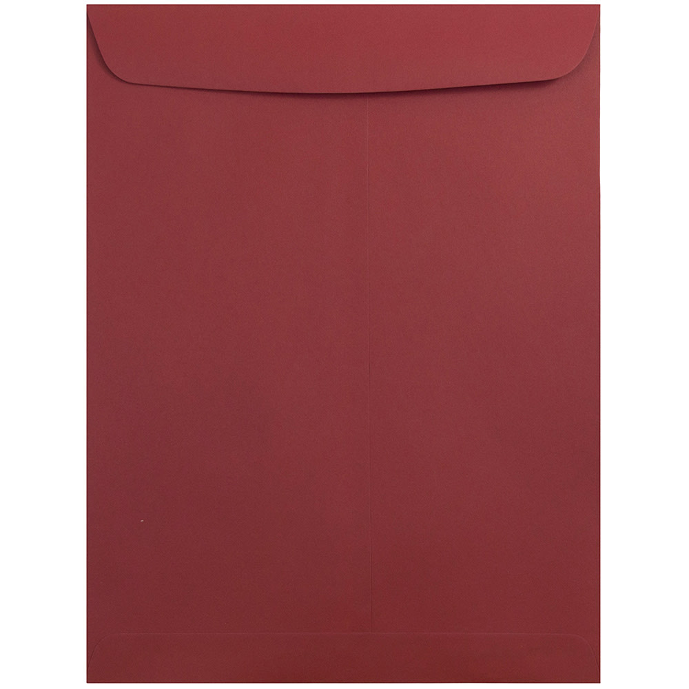 JAM Paper Open-End 9in x 12in Catalog Envelopes, Gummed Seal, Dark Red, Pack Of 10 MPN:31287532B