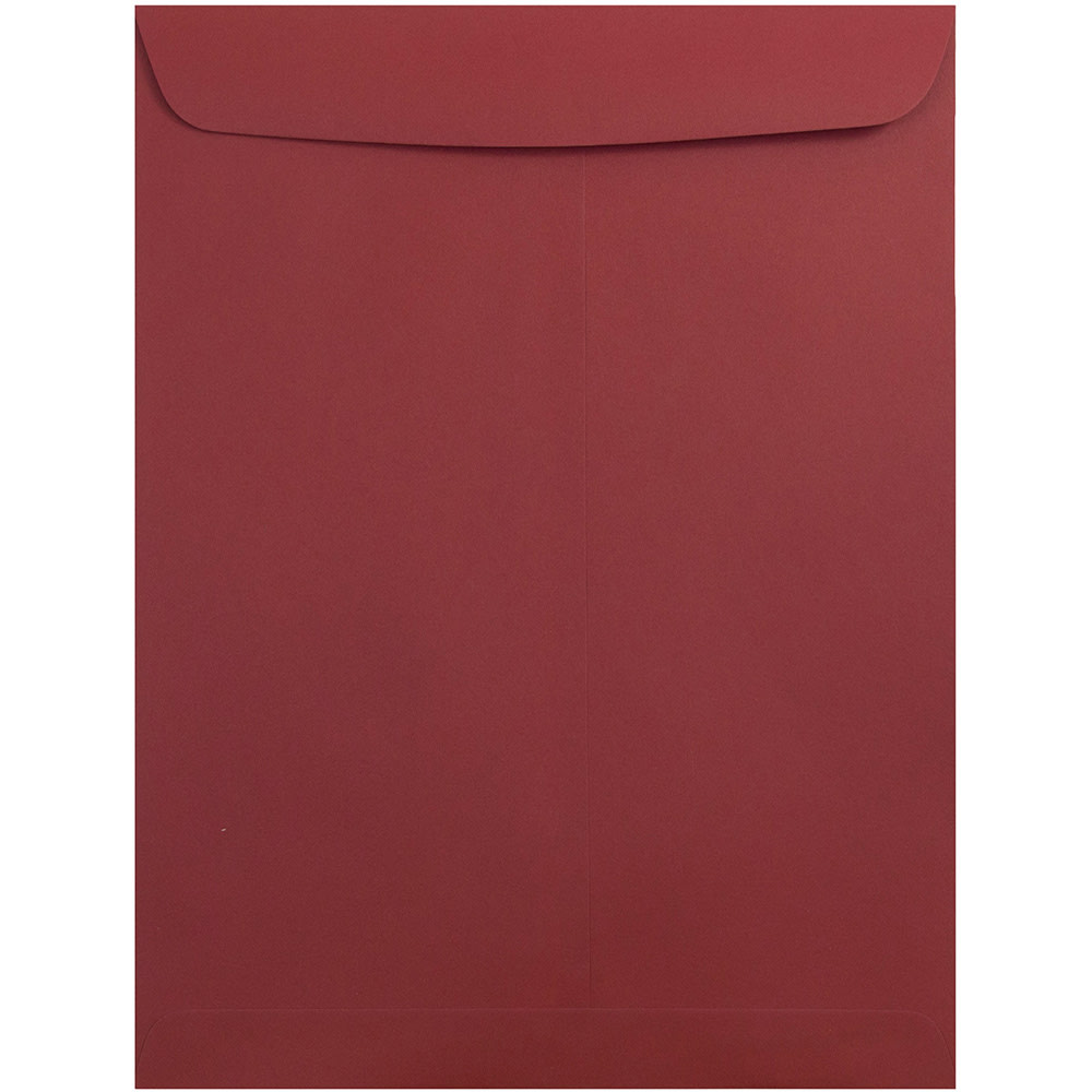 JAM Paper Open-End 10in x 13in Catalog Envelopes, Gummed Closure, Dark Red, Pack Of 10 MPN:31287541B
