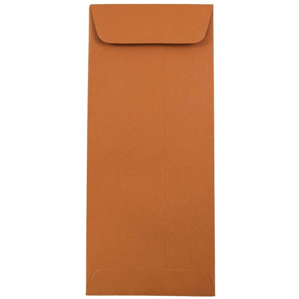 JAM Paper #10 Policy Envelopes, Gummed Seal, Dark Orange, Pack Of 25 MPN:31511354