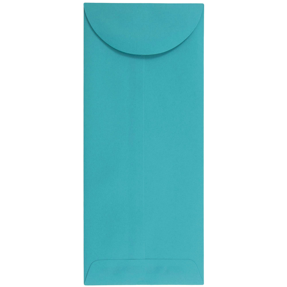 JAM Paper Policy Envelopes, #11, Gummed Seal, 30% Recycled, Sea Blue, Pack Of 50 Envelopes MPN:3156395I